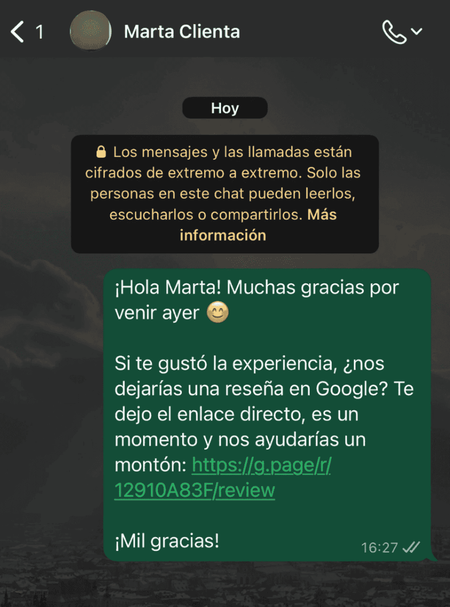Cómo pedir reseñas a mis clientes en Google