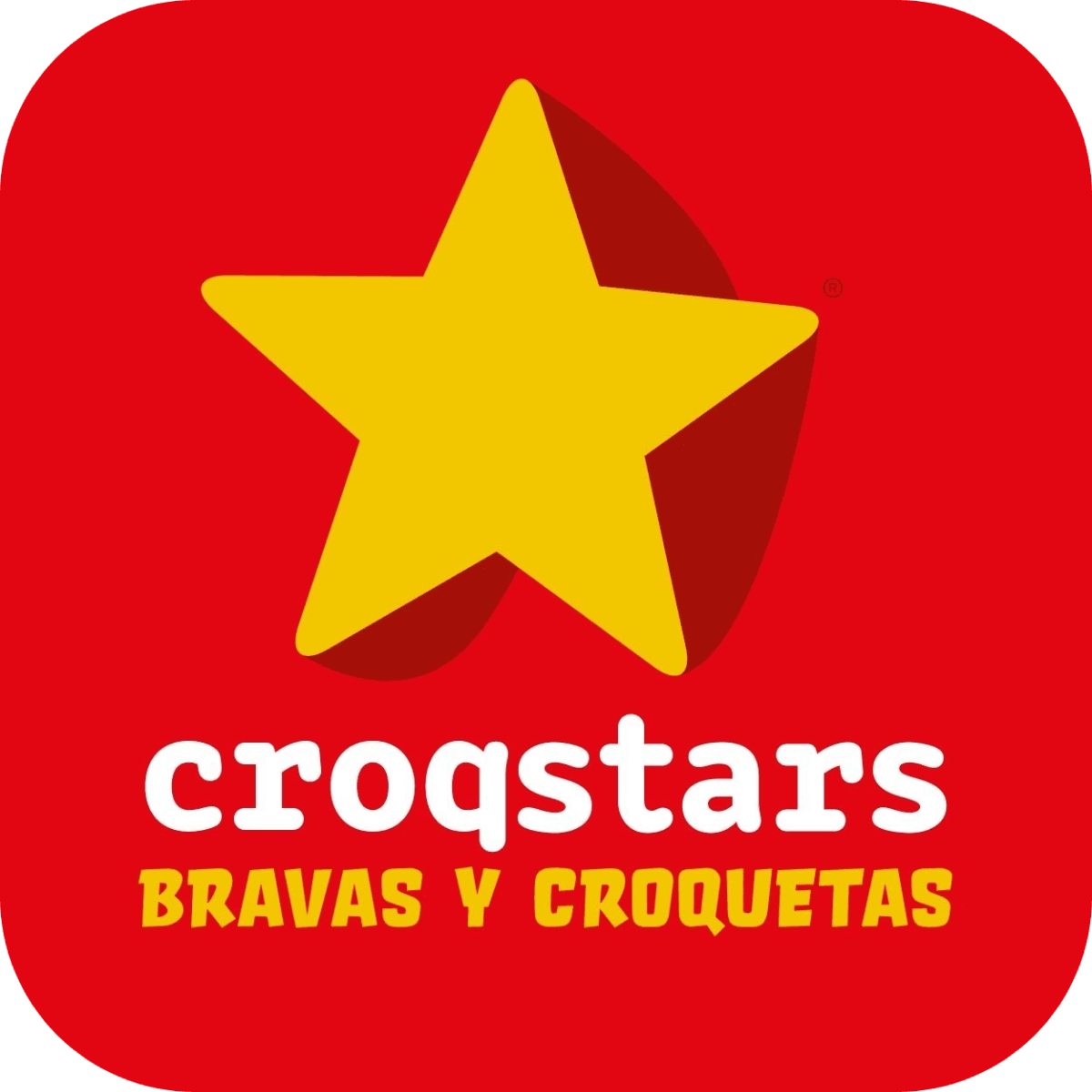 Logo CroqStars: bravas y croquetas